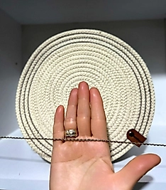 Açık Vizon- Dikiş Aksesuarı Ara Geçiş Çizgi İpi 10 metre fiyatı