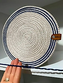 Lacivert Yumuşak- Dikiş Aksesuarı Ara Geçiş Çizgi İpi 10 metre fiyatı