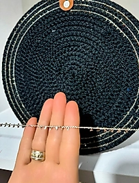 Simli Açık Gold-Dikiş Aksesuarı Ara Geçiş Çizgi İpi 10 metre fiyatı