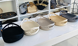 TEPSİ 24 & 35 cm Siyah, Ekru, Gri, Karamel, Beyaz